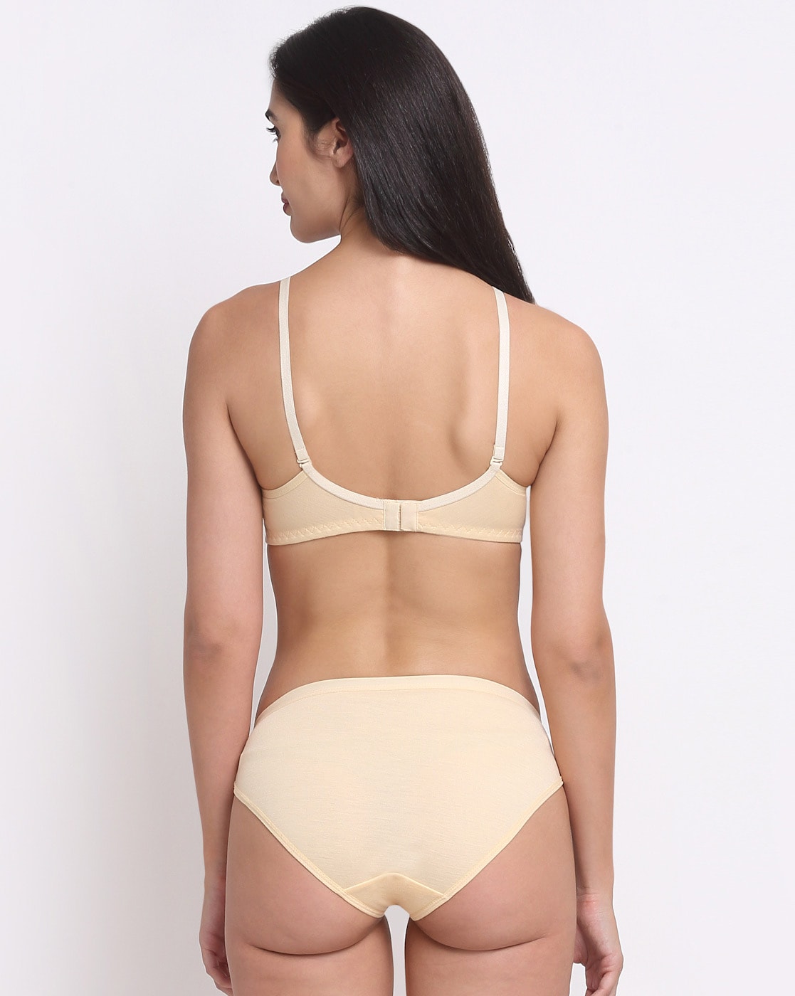 Buy online Beige Lycra Bras And Panty Set from lingerie for Women by B&b  Comfort for ₹248 at 60% off