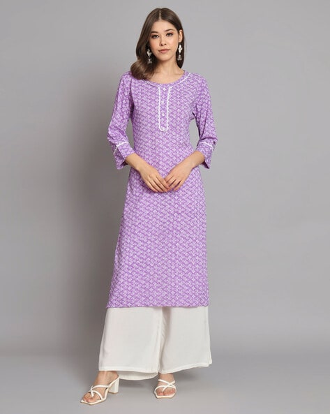 Light Purple Georgette Readymade Kurti 179232 | Fancy kurti, Kurti designs,  Designs for dresses