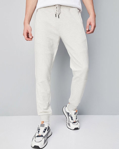 Grey joggers white drawstring new arrivals