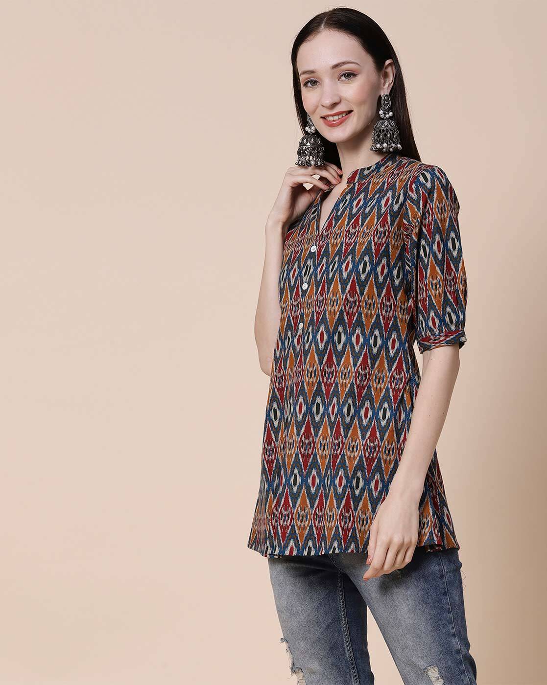 Buy Multicoloured Kurtis & Tunics for Women by Fashor Online | Ajio.com