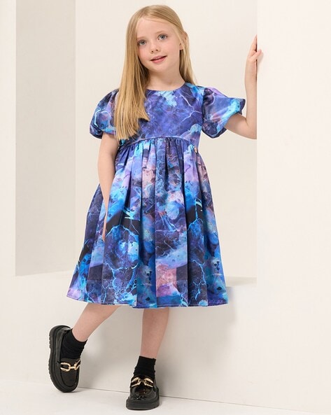 Buy Blue Dresses Frocks for Girls by Angel Rocket Online Ajio