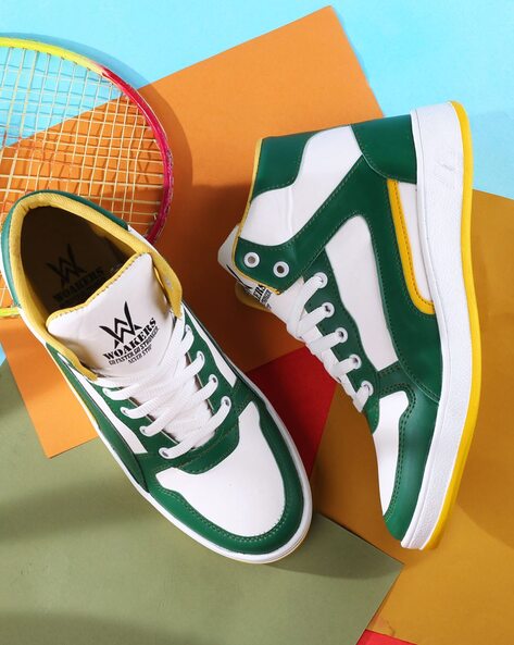 Buy Green Sneakers for Men by WOAKERS Online