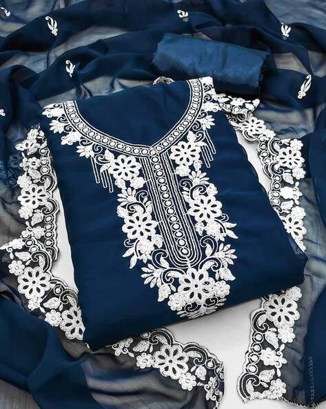 Mushq Baby Blue Pakistani Suit