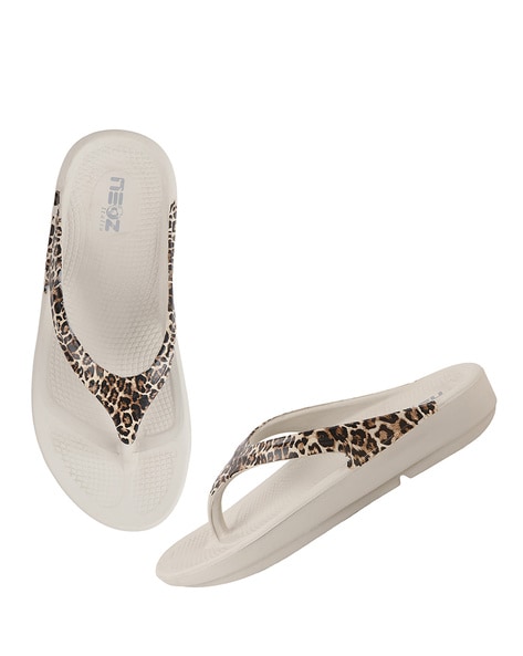 Animal flip flops ladies sale online