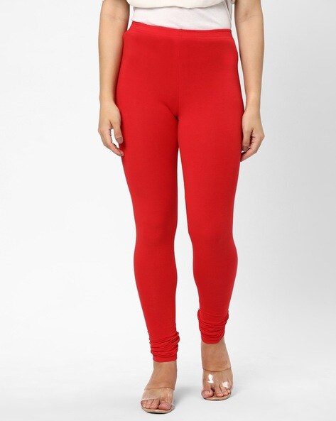 Buy Orange Leggings for Women by ZRI Online