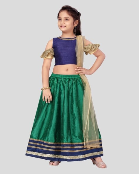 Buy Aarika Girl's Self Design Party Wear Lehenga Choli Set Online at  desertcartPeru