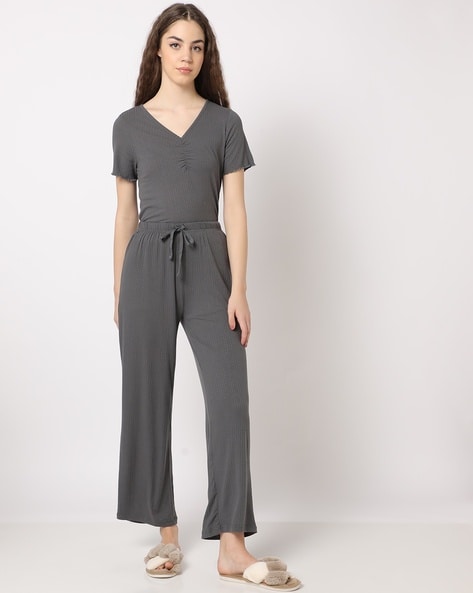 Ladies grey pyjamas new arrivals