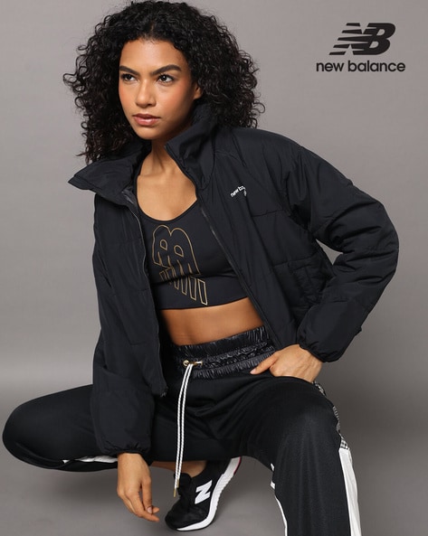 Polyester Gray And Black Women Gym Wear Jacket, Size: Medium at Rs