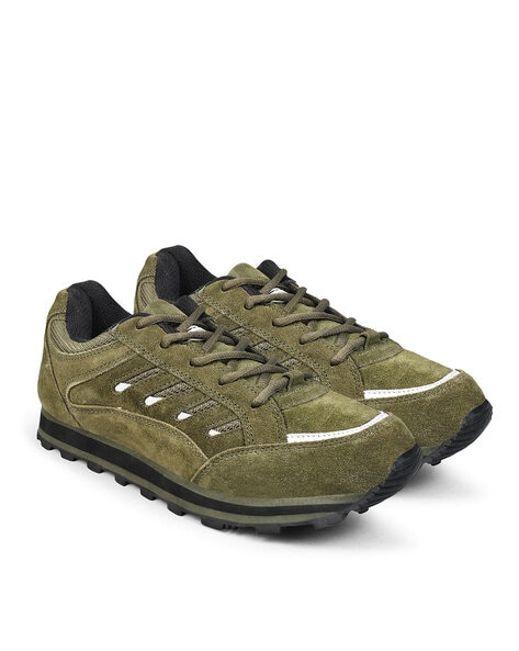 Buy Olive green Sports Shoes for Men by Lakhani Aashirwad Online