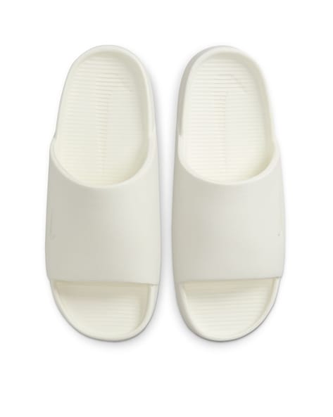 White best sale slides women