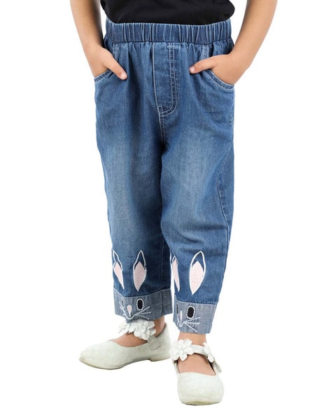 Boys Denim Cotton Casual Boys Jeans With Elastic Waistband Sizes 4 12 Years  From Kong06, $17.98 | DHgate.Com