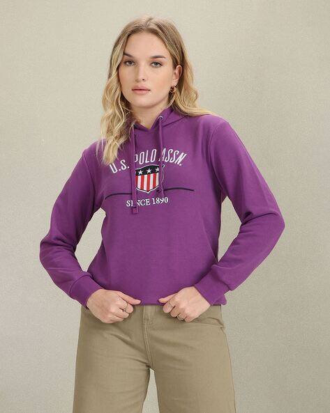 U.S. Polo Assn. Brand Print Relaxed Fit Hoodie