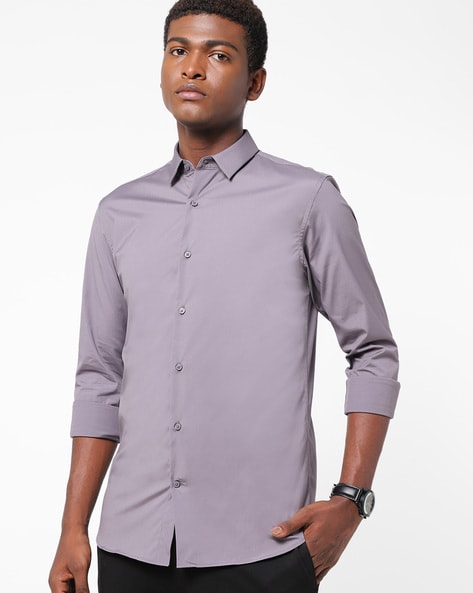 Shirt with Cutaway-Collar