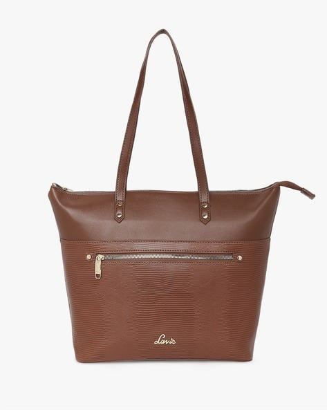 Lavie Women Croc-Embossed Tote Bag