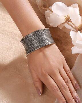 Silver-Plated Cuff Bracelet