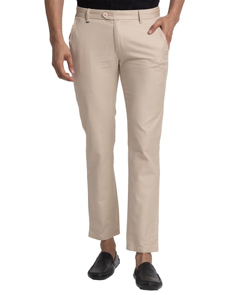 Buy Light Brown Trousers & Pants for Men by AJIO Online | Ajio.com