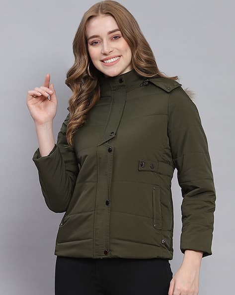 Buy Olive Jackets Coats for Women by MONTE CARLO Online