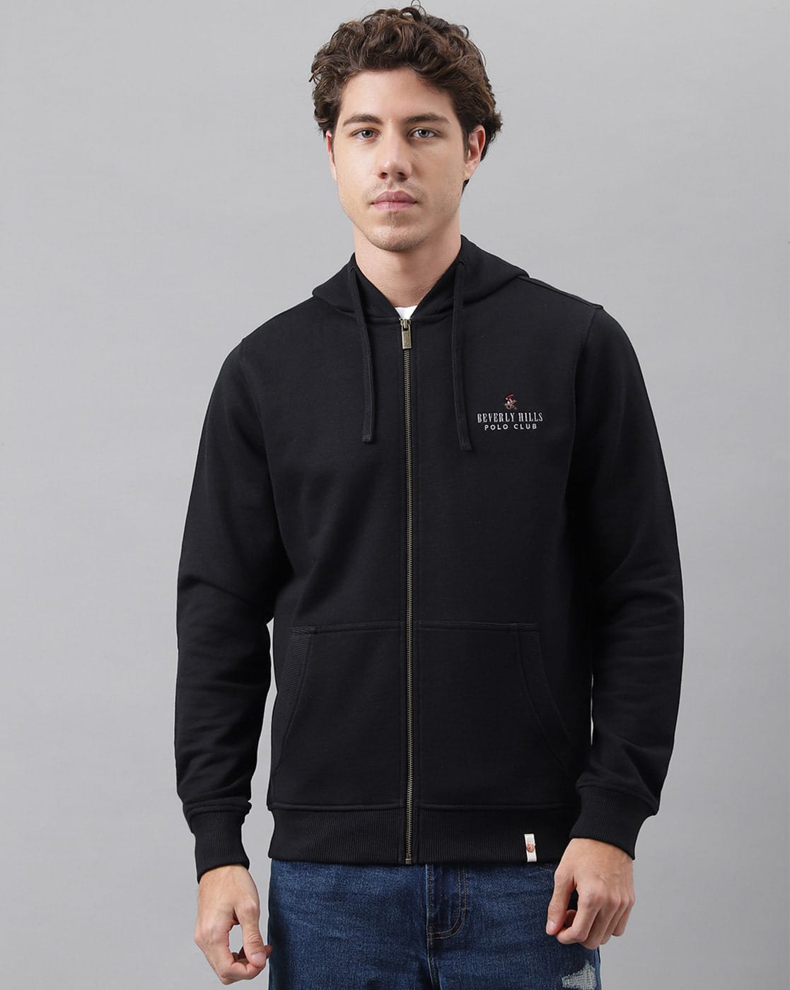 メンズウェア CLUBHAUS Buhloone Mindstate Polo - Black Buy Beverly Hills Polo Club Zip-Front Hoodie with Kangaro