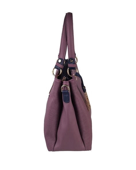 Purple satchel on sale