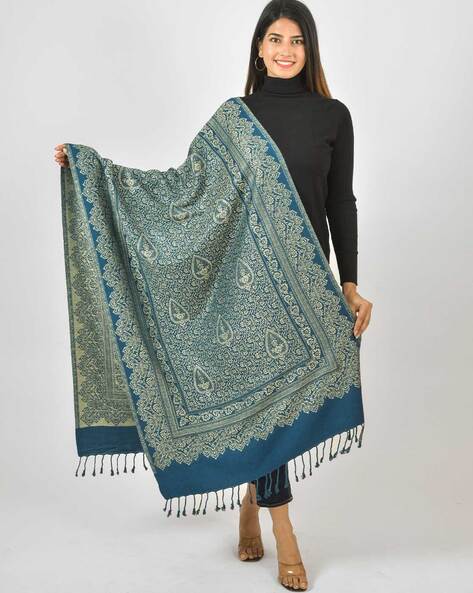 Woven Stole with Tassels Price in India