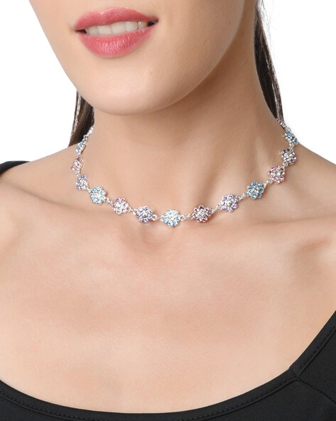 Sparkling Choker Necklace | Elegant Necklace Girl | Elegant Fashion Necklace  - Pendant - Aliexpress