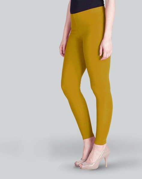 Buy Gold Leggings for Women by De Moza Online | Ajio.com