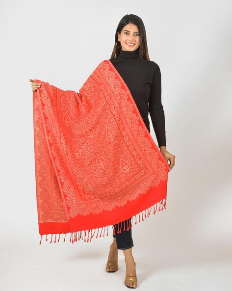 Woven Stole with Tassels Price in India
