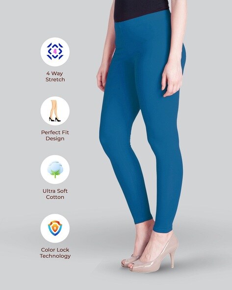 Buy Turquoise Leggings for Women by LYRA Online