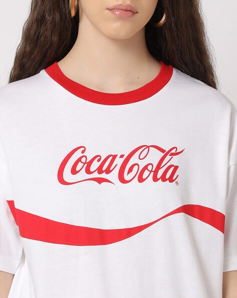 Coca cola shirt womens best sale