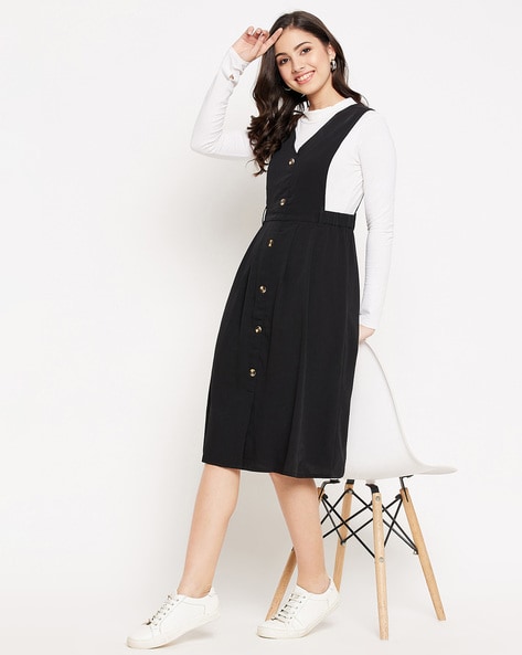 Button down fit outlet and flare dress