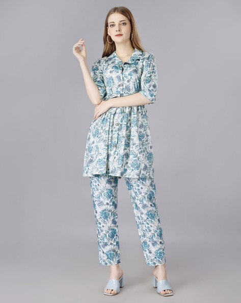 Buy Blue Suit Sets for Women by LEELI PEERI DESIGNER Online