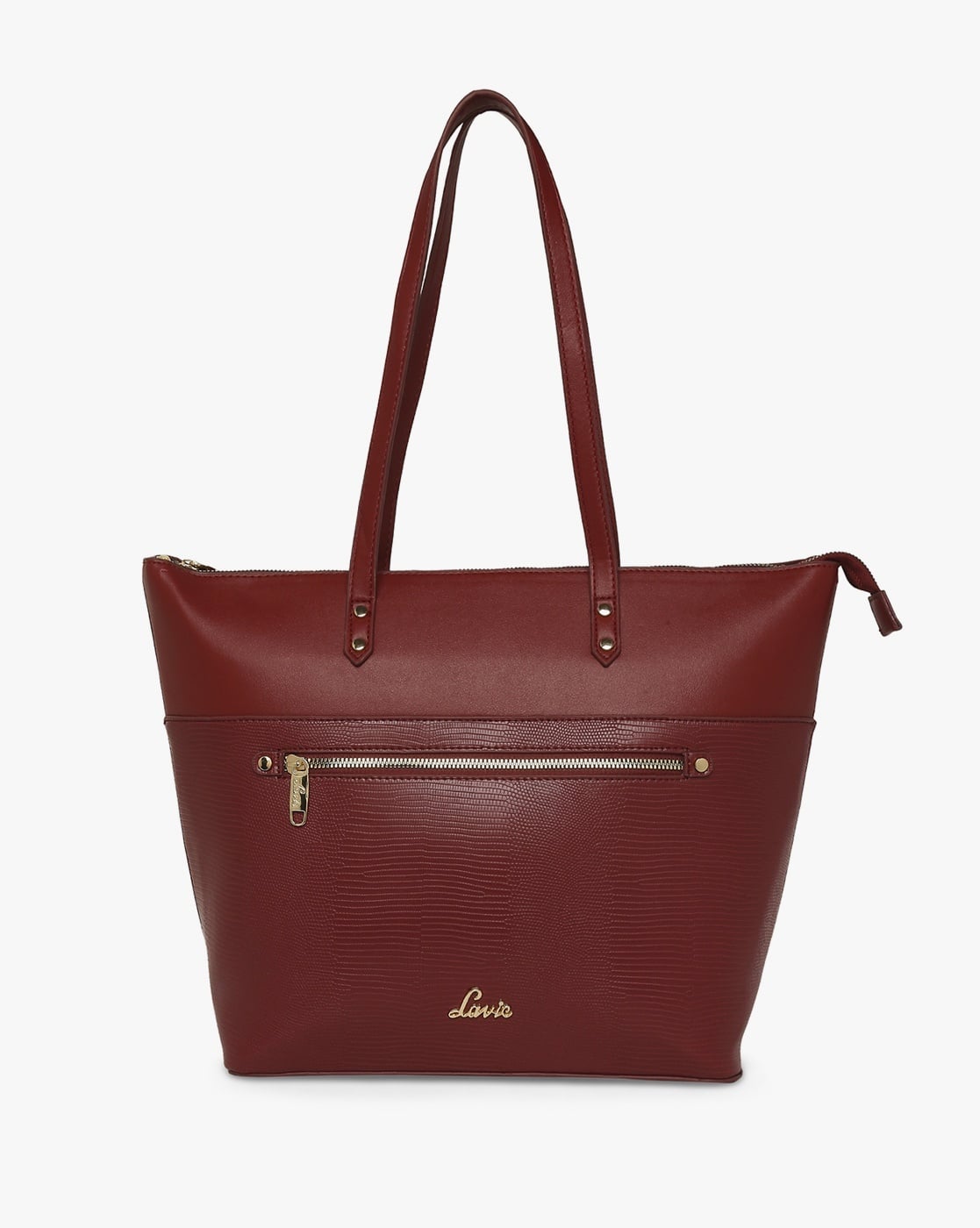 Women Tote Bag with Metal Logo