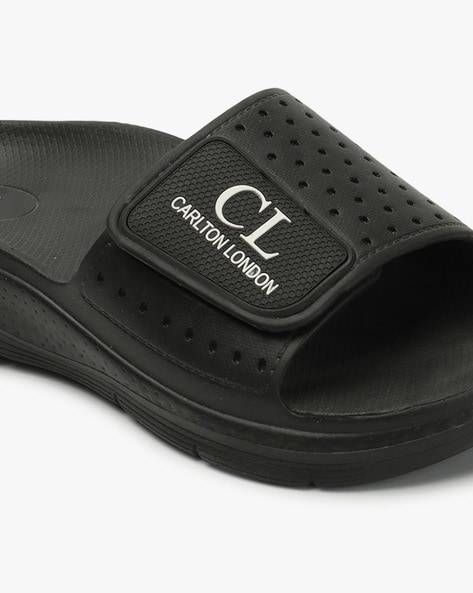 Buy Black Flip Flop & Slippers for Men by Carlton London Online