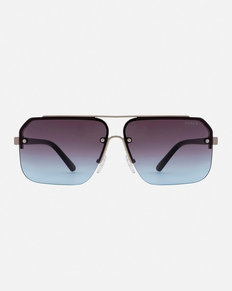 Oversized Square Sunglasses for Women Men Trendy Flat Top Shield Big Black  Shades Goggles One-Piece Lens SJ2267-(Black/Yellow) | Fruugo NO
