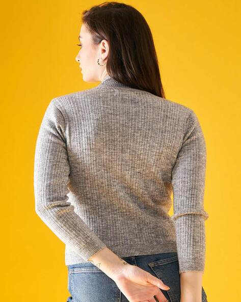 Buy Light grey Sweaters & Cardigans for Women by 98°north Online