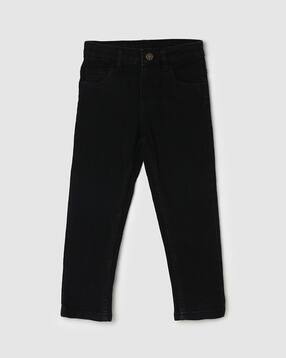 Slim Fit Jeans with Drawstring Waist-image-10
