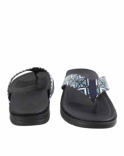 Buy Blue Flip Flop Slippers for Men by Mochi Online Ajio