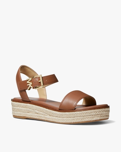 Michael kors outlet black wedge sandals