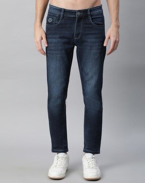 Men Mid-Wash Low-Rise Relaxed Fit Jeans