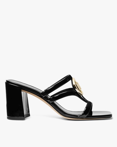 Mk sandals black new arrivals