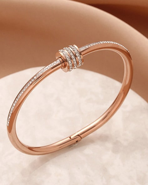 Jaguar Diamond Bracelet Kada Unique Design Gold Plated For Men - – Soni  Fashion®