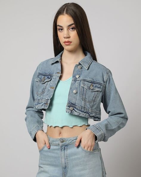 15 Cropped Denim Jacket Outfits For Summer - Styleoholic