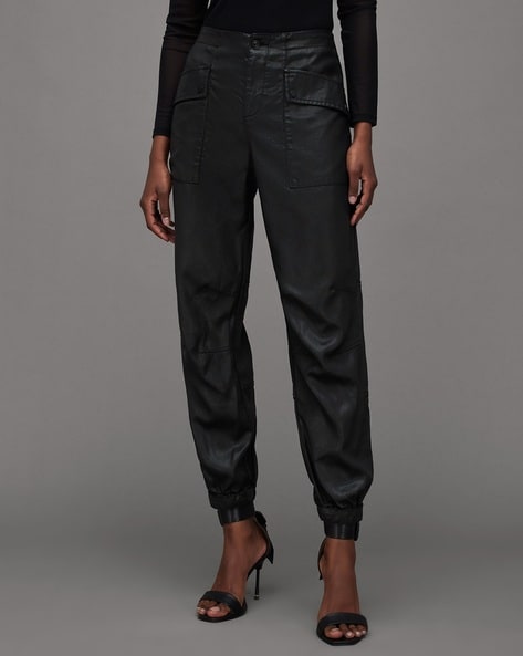 All Saints Val Coated Trousers