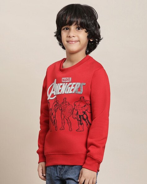 Red sales marvel sweatshirt