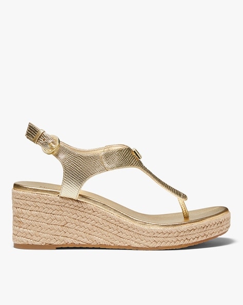 Buy Michael Kors Laney Metallic Lizard Embossed Leather Espadrille