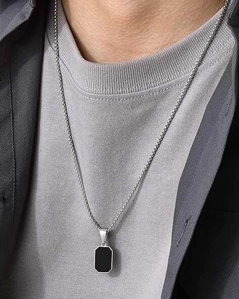 Crystal necklace for men - Obsidian – Trimakasi | EN