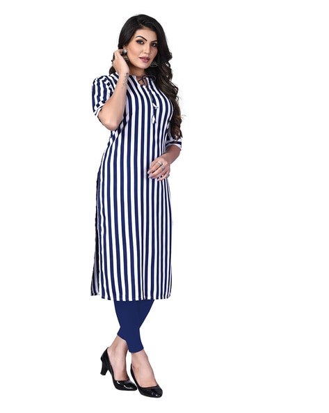 Blue & blue outlet brand kurtis