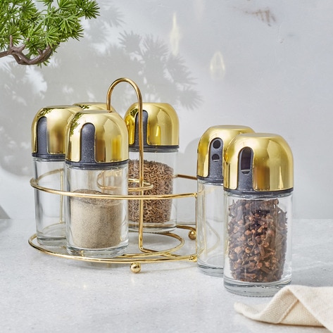 Buy Gold-Toned Kitchen Organisers for Home & Kitchen by Home