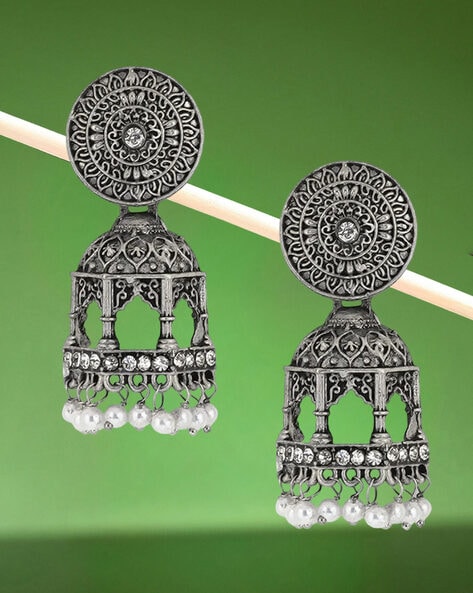 Buy Ad Stone Earrings online from Jewellery Ornaments