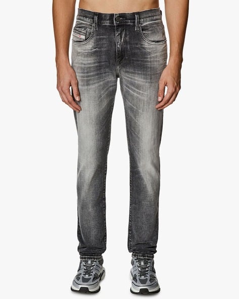 2019 D-STRUKT Slim Mid-Rise Lightly Washed Jeans